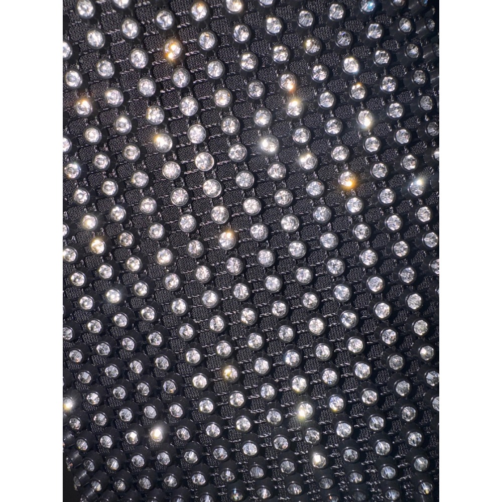 Boston Proper Black Embellished Cuff Long Sleeve‎ Top Party Blouse - Picture 7 of 8